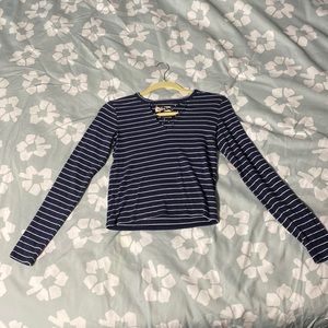 Size S Hollister stripped long sleeve shirt